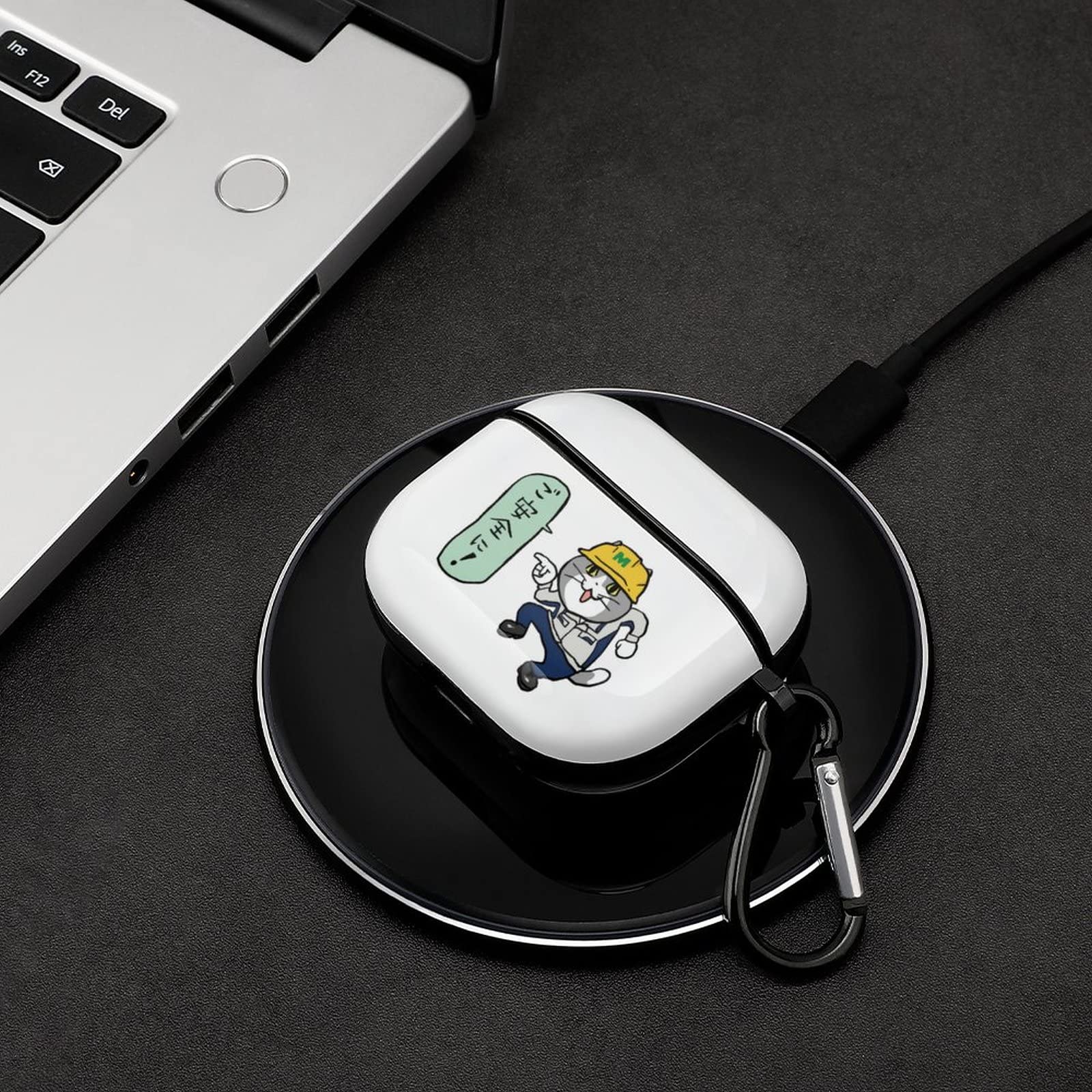 Amazon | 仕事猫 現場猫 AirPods 3 対応 ケース カバー 落下防止 保護